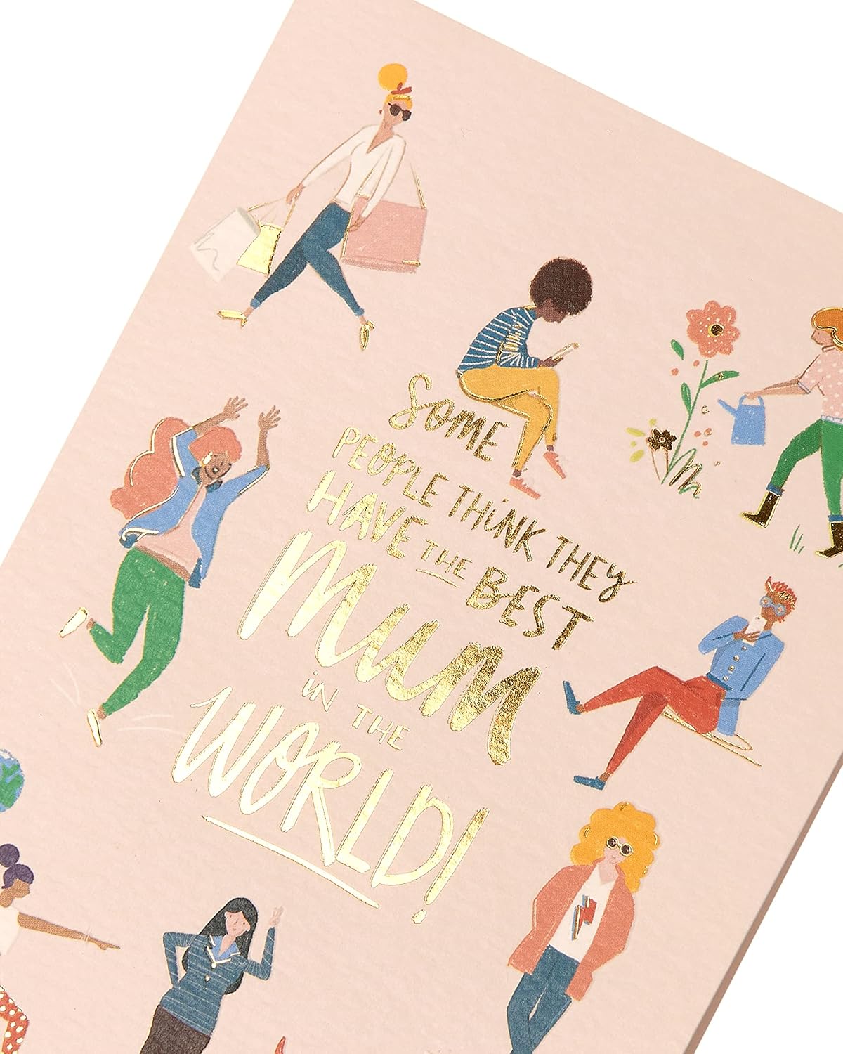 Lovely Illustration Design Mother's Day Card