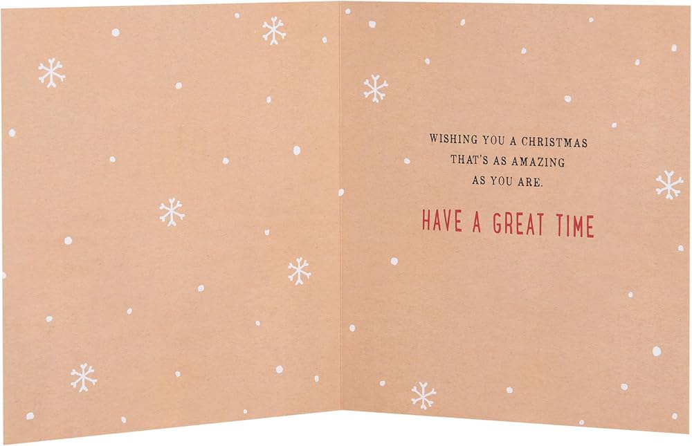 Reindeer Pattern Design Brother Christmas Card