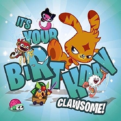 Moshi Monsters Birthday 3D Greeting Card It's Your Birthday Clawsome Holographic