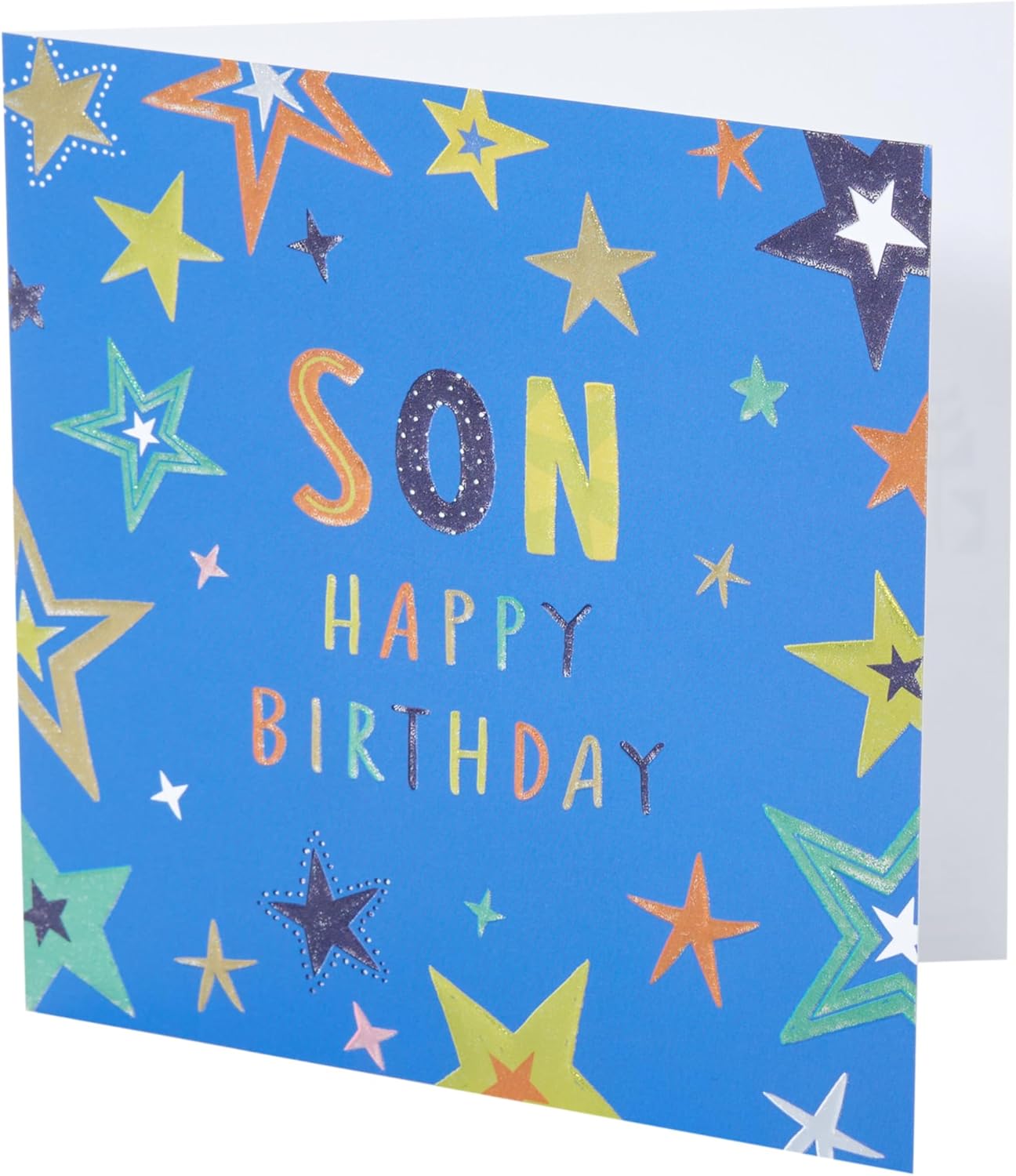 Kindred Stars Design Son Happy Birthday Card
