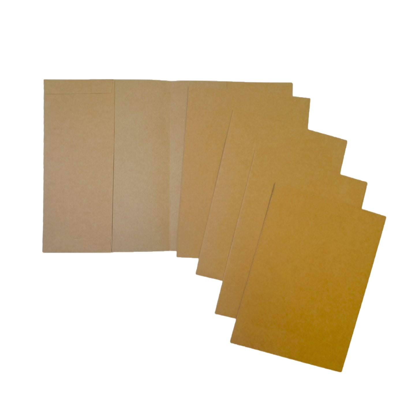 Pack of 5 A4 Kraft Paper Exercise Book Covers by Janrax