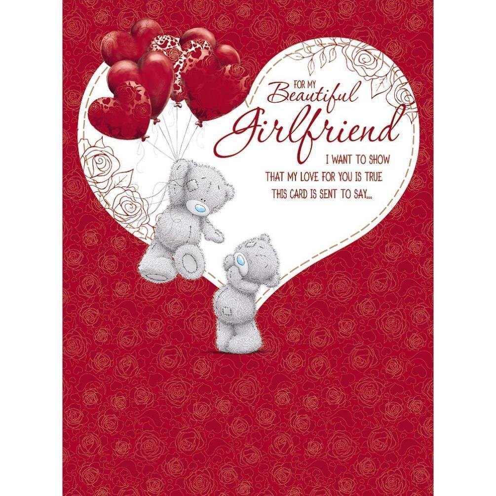 Beautiful Girlfriend Me To You Bear Pop Up Valentine's Day Card