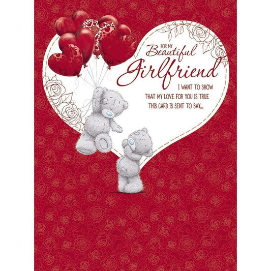 Beautiful Girlfriend Me To You Bear Pop Up Valentine's Day Card