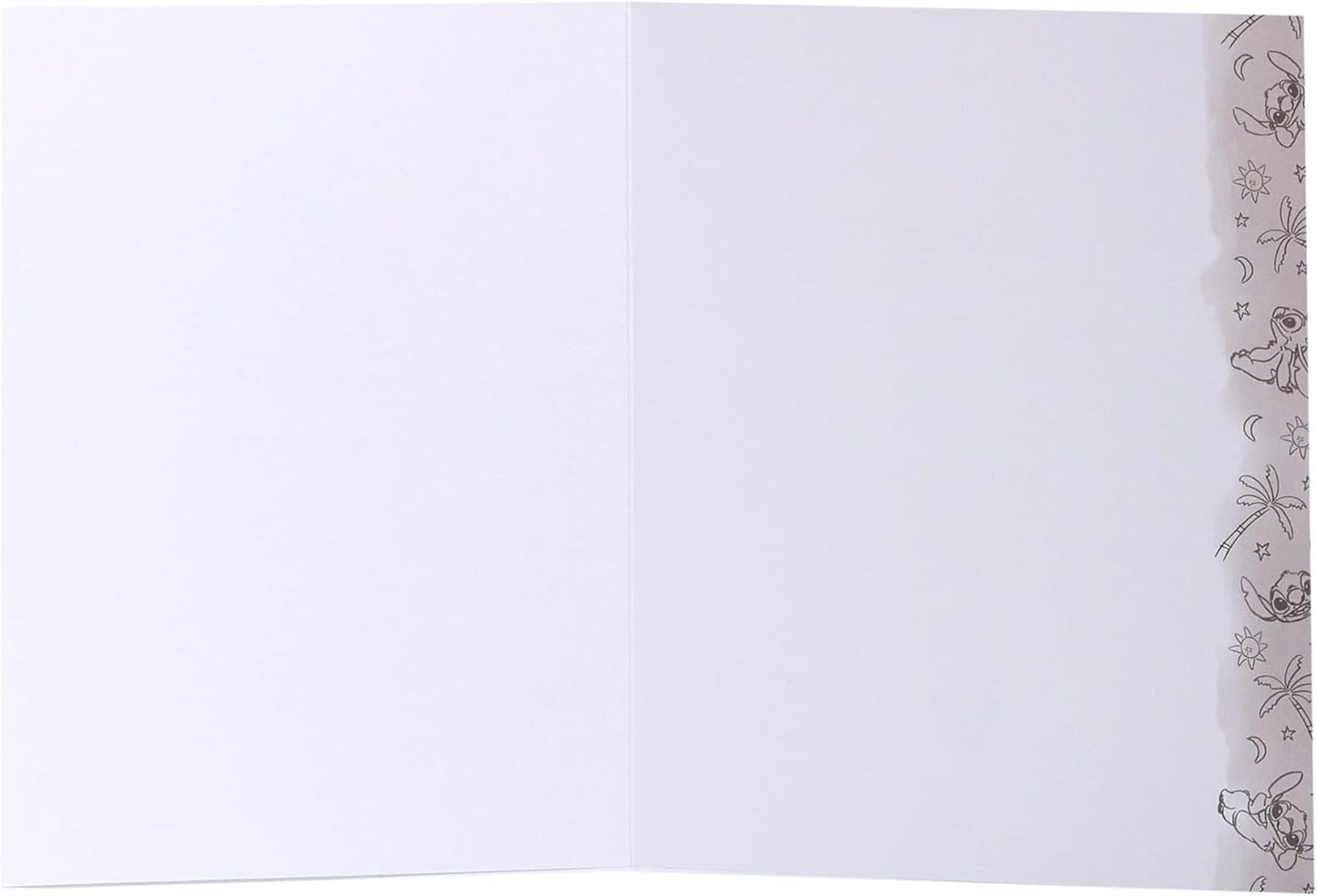 Disney Classics Stitch Design Birthday Blank Card