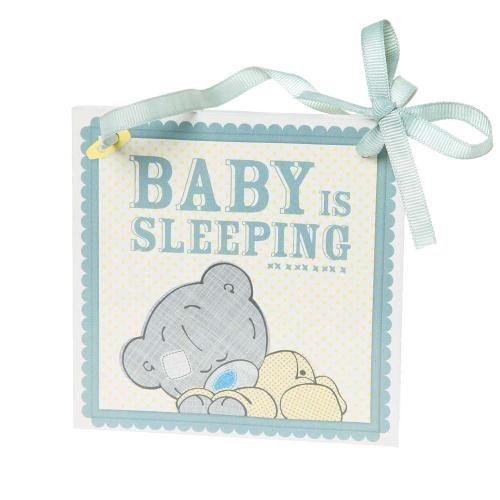 Tiny Tatty Teddy Baby is Sleeping Wall Plaque 