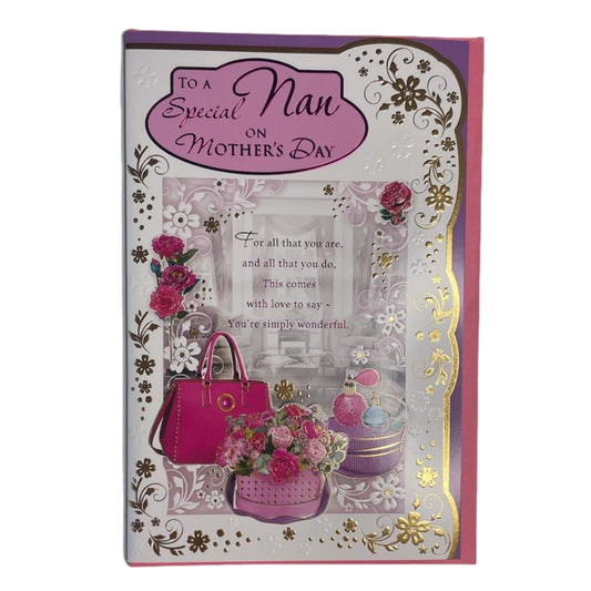 To A Special Nan Simply Wonderful Mother's Day Card