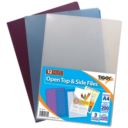 Pack of 12 A4 Coloured Report Files