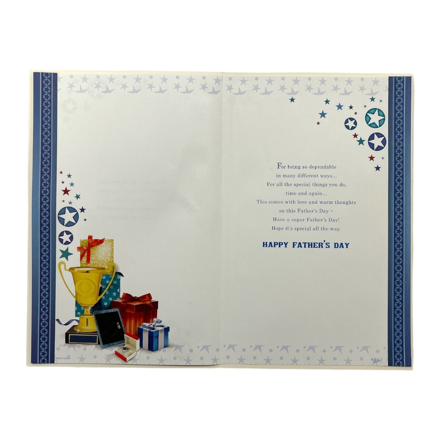 Especially For You Trophy And Gift Boxes Design Father's Day Card