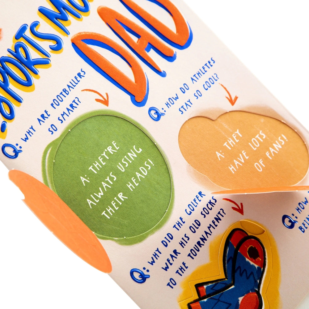 Sports Mad Design For Dad Father's Day Card