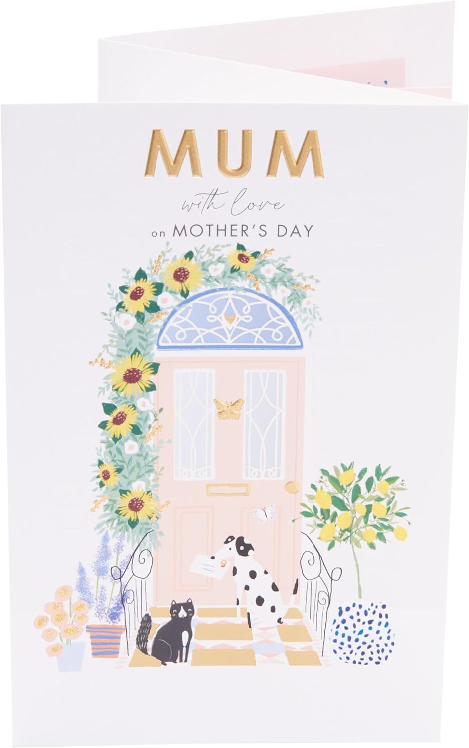 Cute Doorstep Design Mother's Day Card