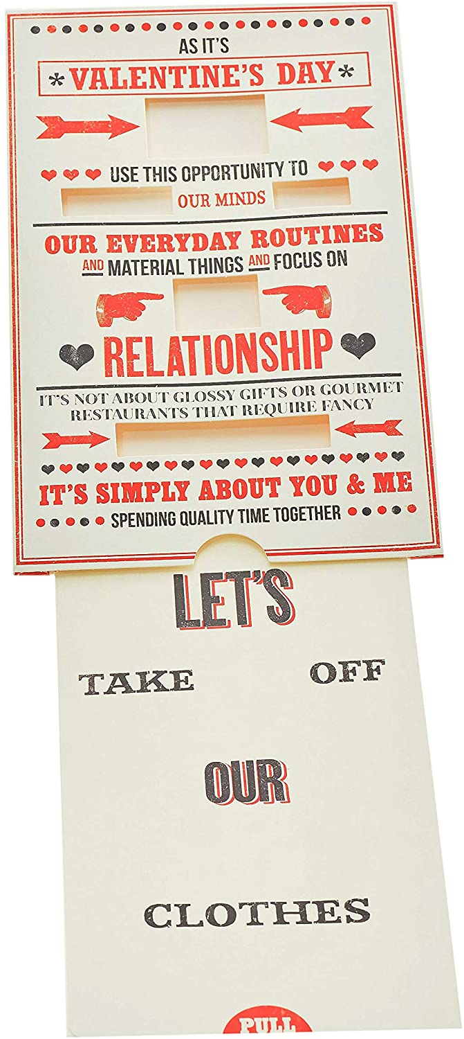 Romantic Cheeky Valentine's Day Card