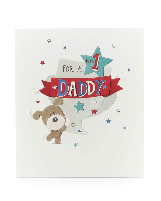 Father's Day Card For A No 1 Daddy 