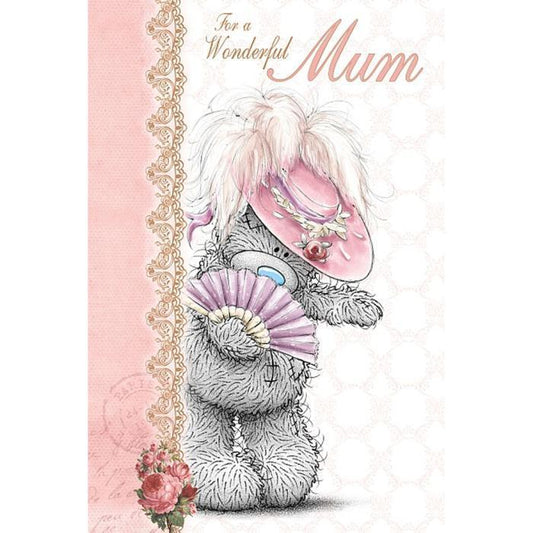 Wonderful Mum Tatty Teddy With Party Hat Design Mother's Day Card