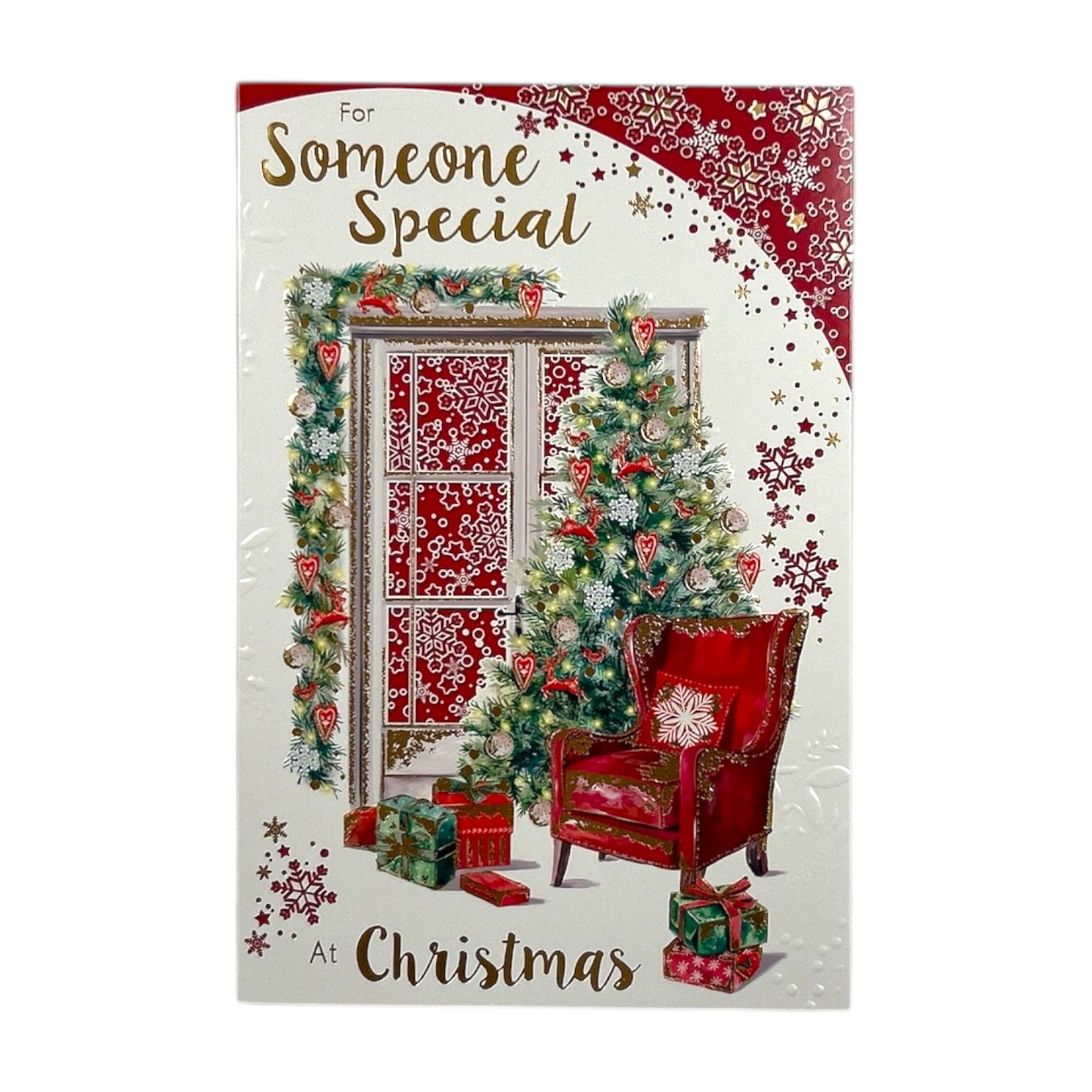 Cosy Fireside Scene For Someone Special Christmas Card