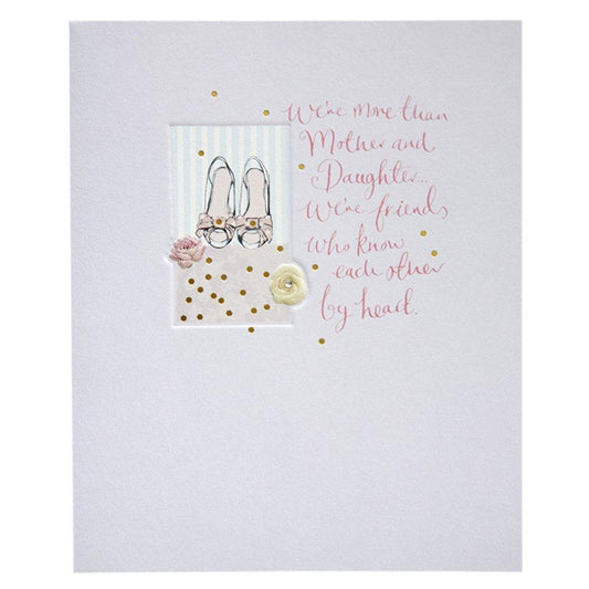 Mum Contemporary Diamante Mother's Day Card