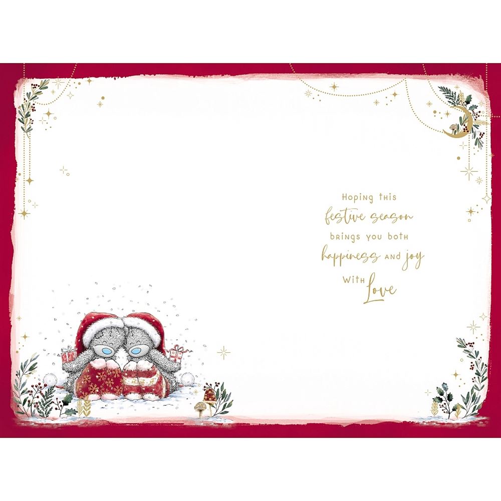 Xmas Socks Daughter And Your Partner Christmas Card