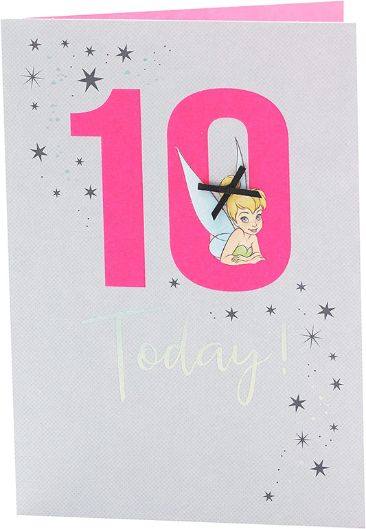 Disney Age 10 Girl Birthday Card 