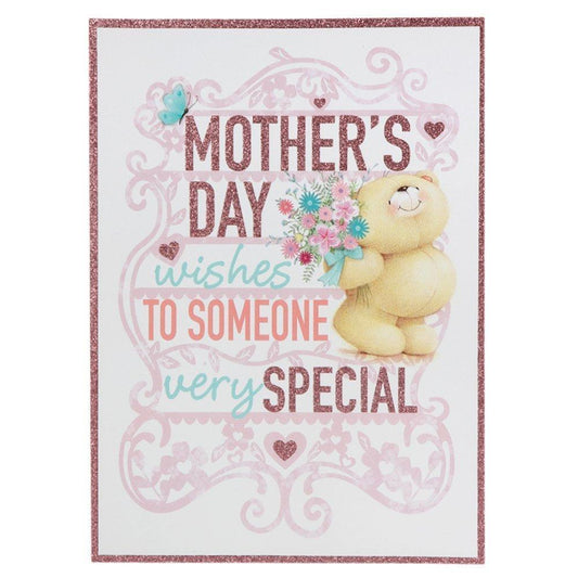 'Cute Forever Friends Glittered' Mother's Day Card