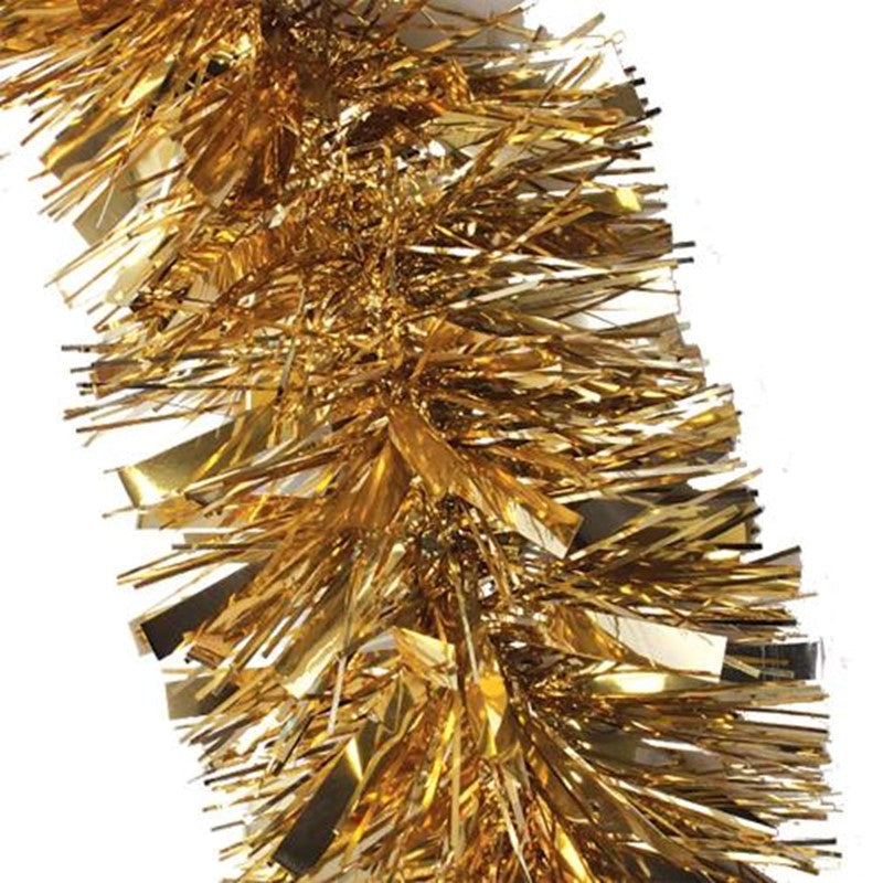 Pack of 12 2m Christmas Chunky Tinsel - Gold