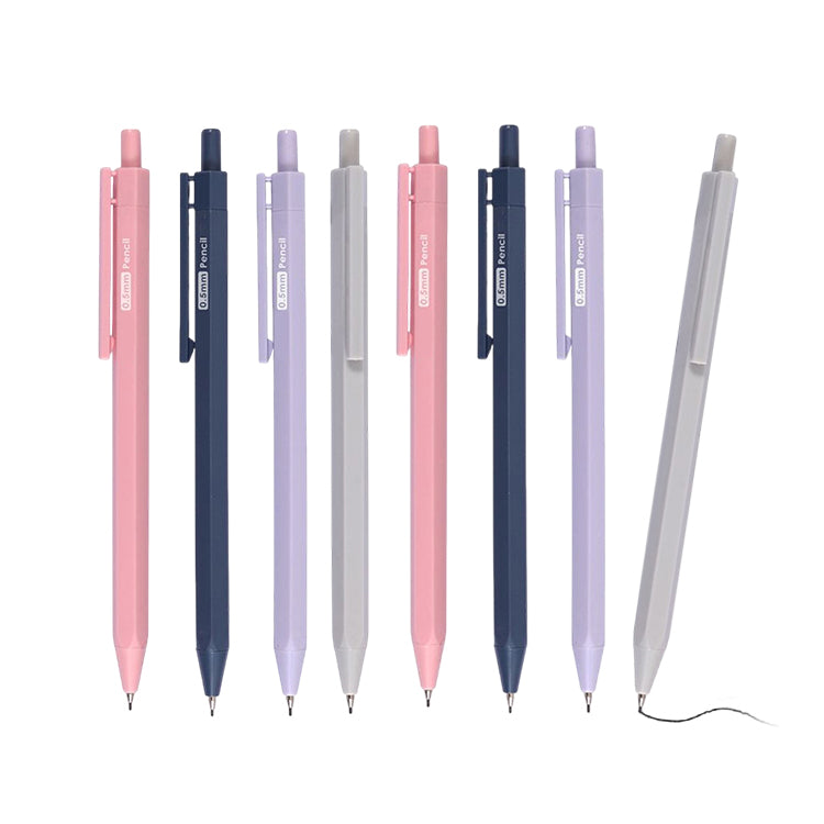 Pack of 8 0.5mm Hexagon Mechanical Pencils