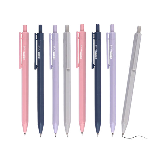 Pack of 8 0.5mm Hexagon Mechanical Pencils