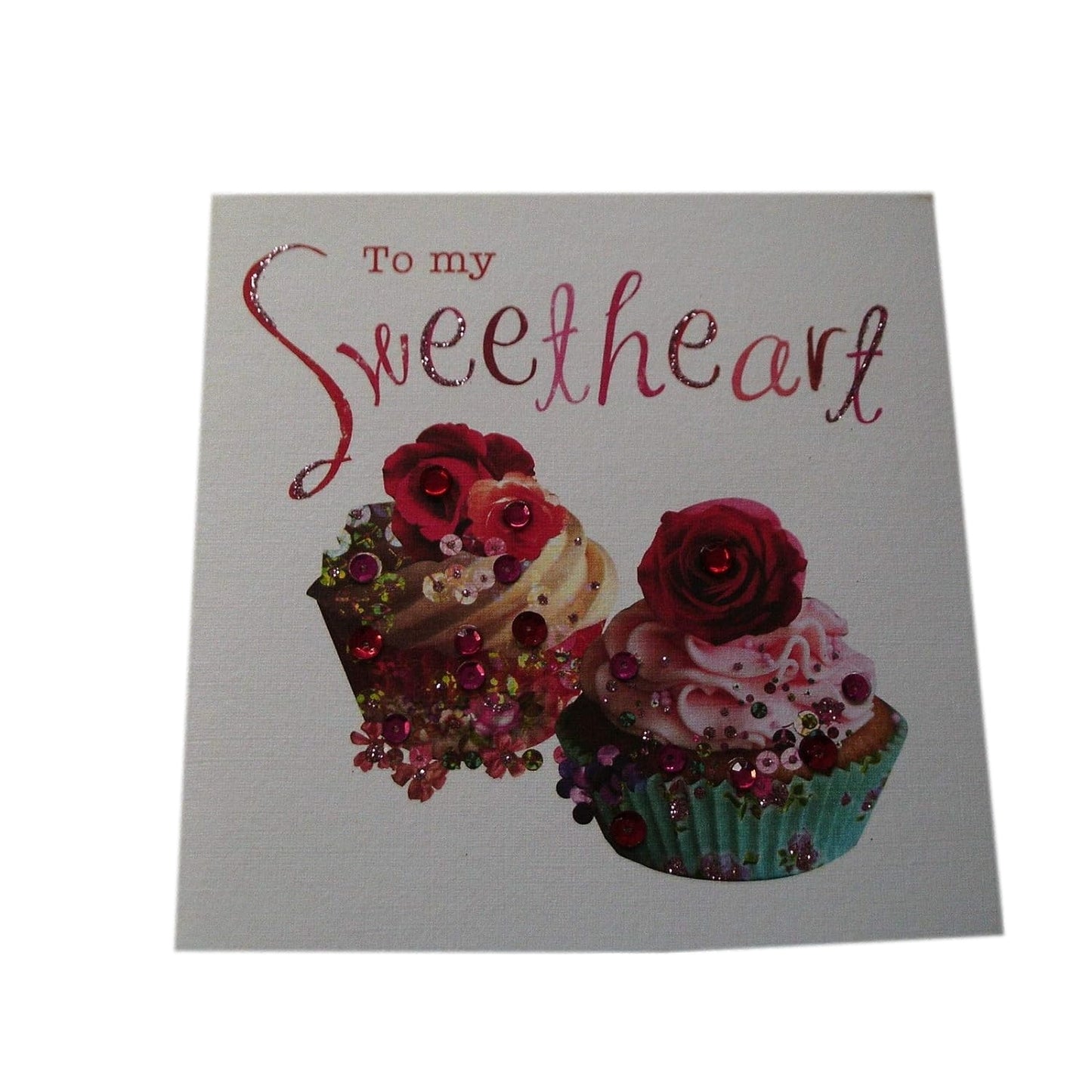 To My Sweetheart Beautiful Hand-Made Luxury Valentine's Day Card