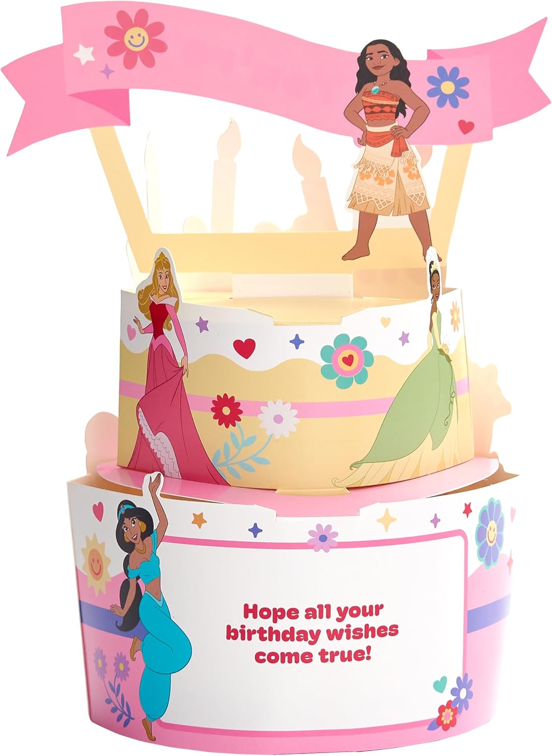 Disney Princess Cake Design Pop Up Birthday Card