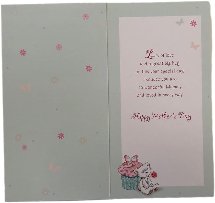 Cupcakes & Teddy Design Design Mother's Day Card