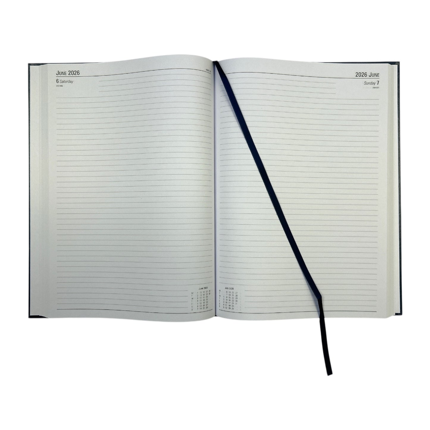 Janrax 2026 A4 Day Per Page Blue Desk Diary