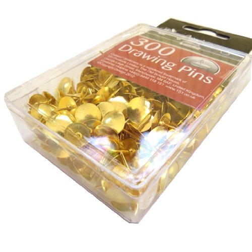 Metal Drawing Pins - Box of 300