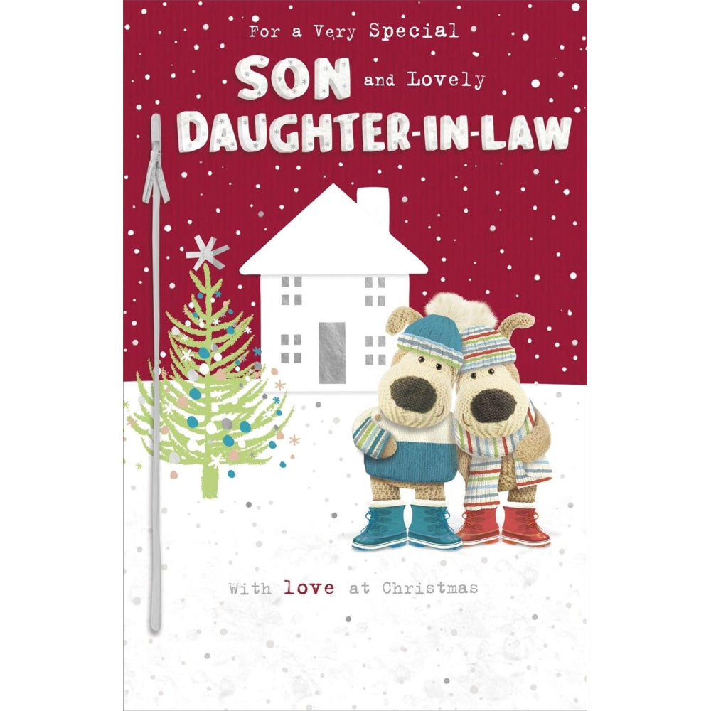 Boofles Near House Son and Daughter In Law Christmas Card