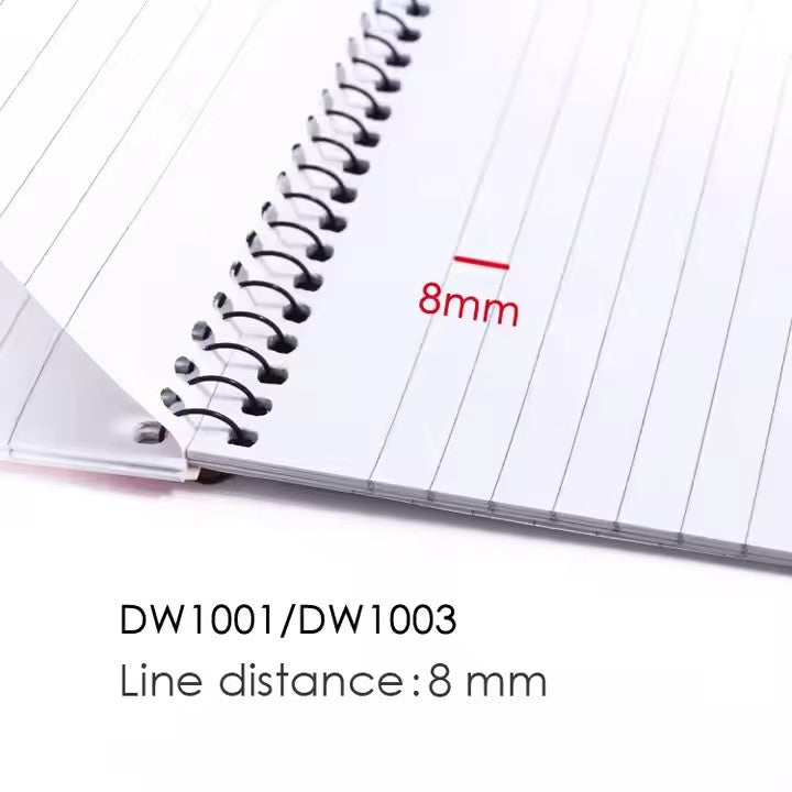 50 Sheets Lined Spiral Notebook 5"x8" 