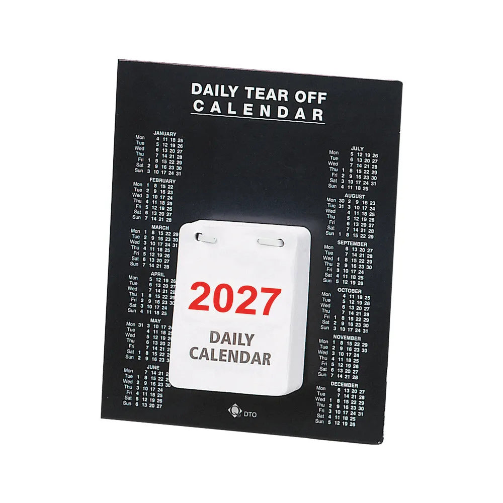 Janrax 2027 Daily Tear Off Desk Calendar - 150 x 185mm