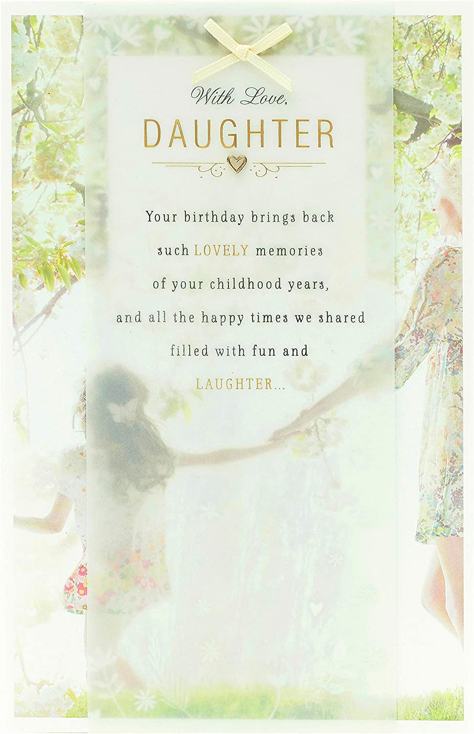 For Daughter Memories of Your Childhood Birthday Card