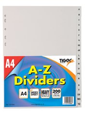 A4 A-Z Plastic Dividers