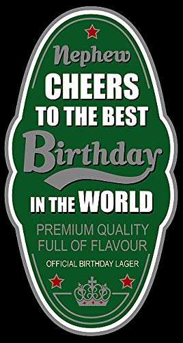 Wishing Well Cheers to The Best Nephew Birthday Card