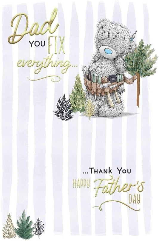 Bear Wearing Toolbelt Father's Day Card