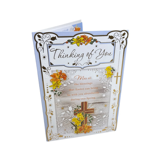 Thinking of You Traditional Religious Easter Card
