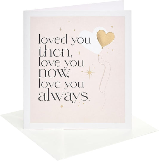 Balloons Design Anniversary Card