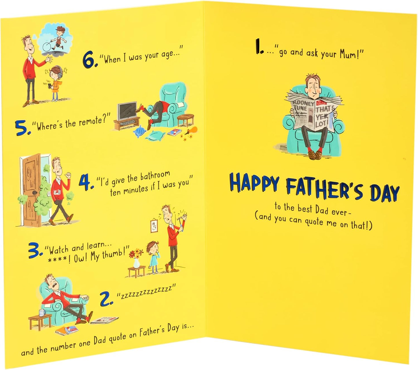 Top 10 Quotes Design For Dad Father's Day Card