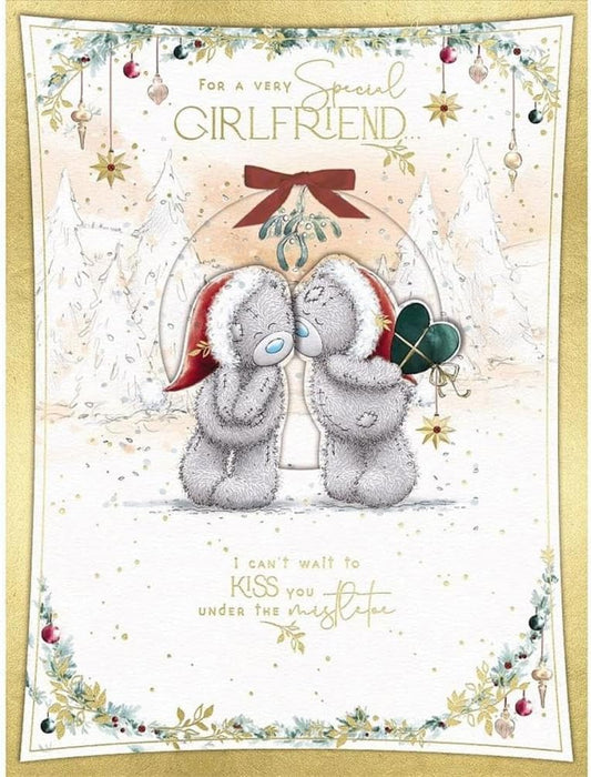 Bears Kissing Special Girlfriend Boxed Christmas Card