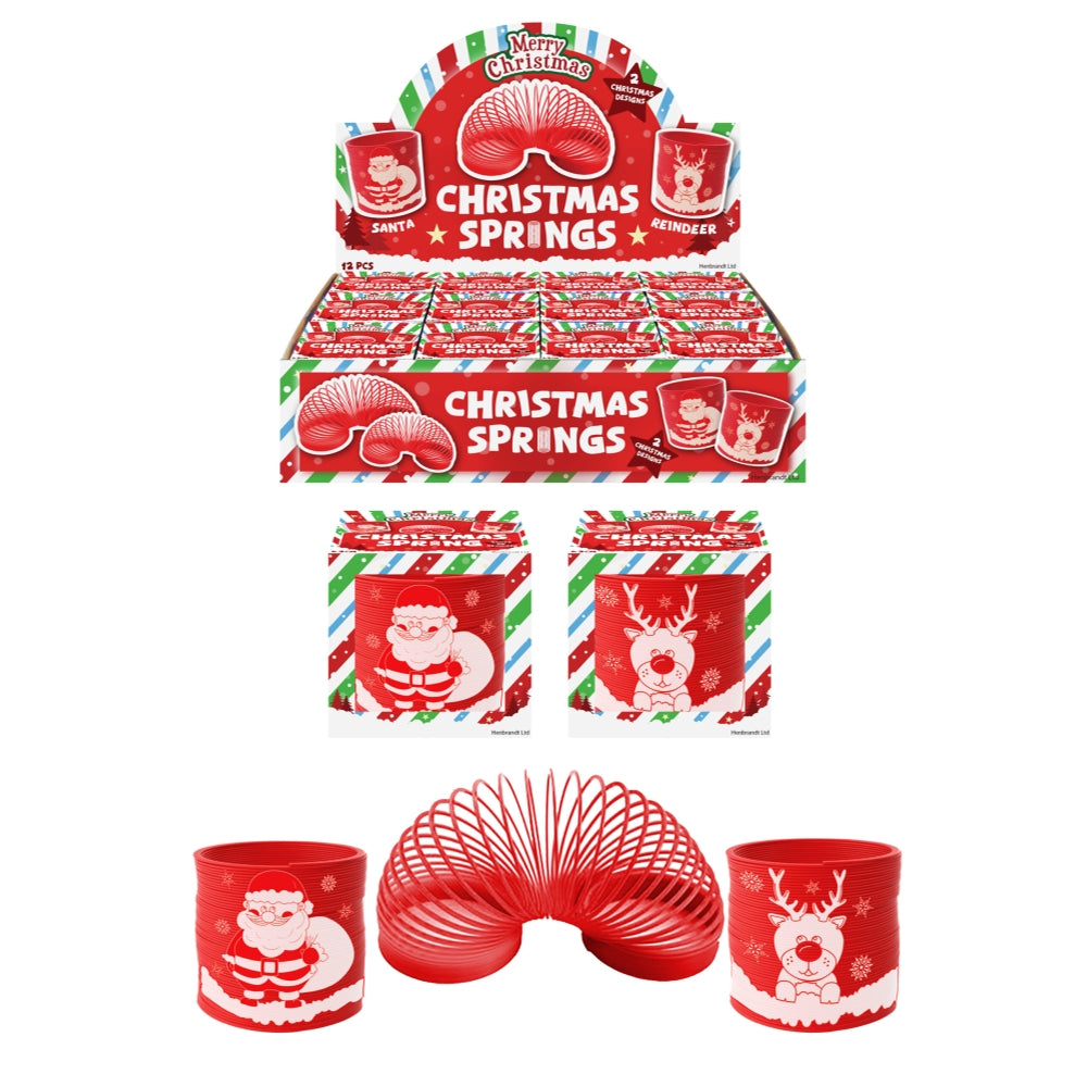 Single Red Christmas Spring 6.5cm