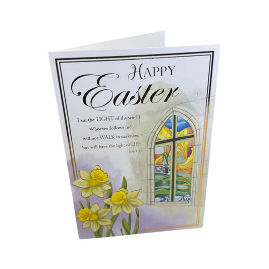 Light Of The World Religious Blessings Easter Card