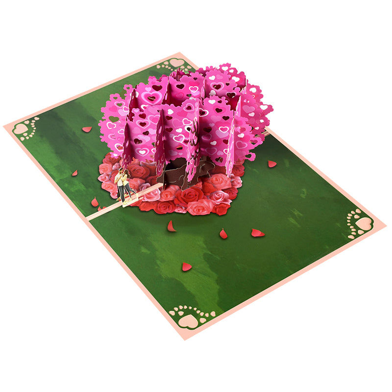 Heart Tree 3D Pop Up Greeting Card