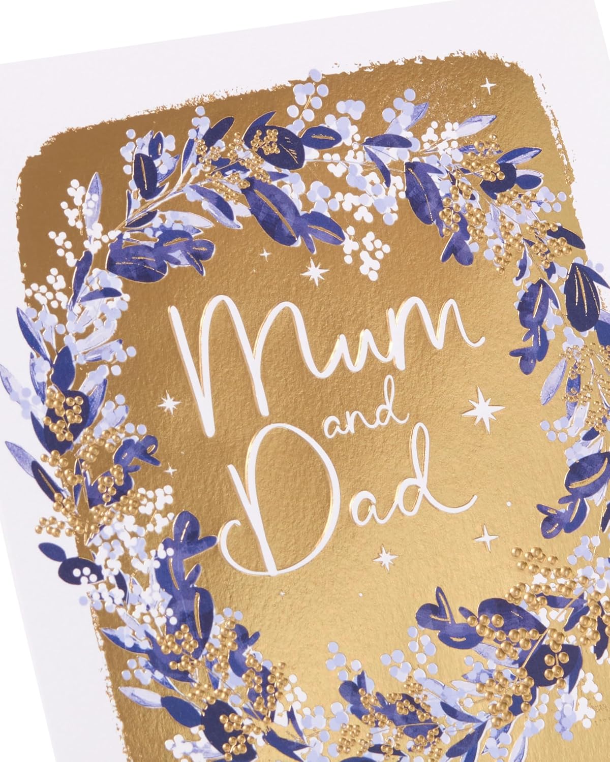 Wreath Design Mum & Dad Christmas Card
