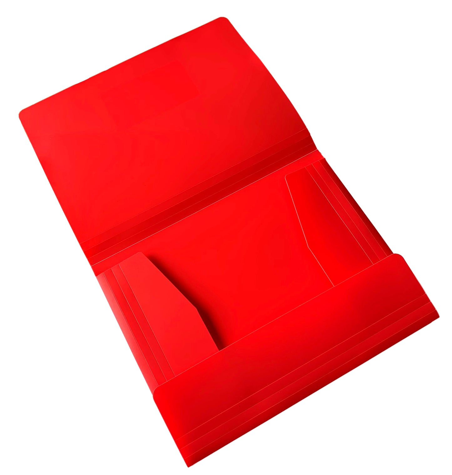 Janrax A4 Red 3 Flap Folder with Elasticated Closure