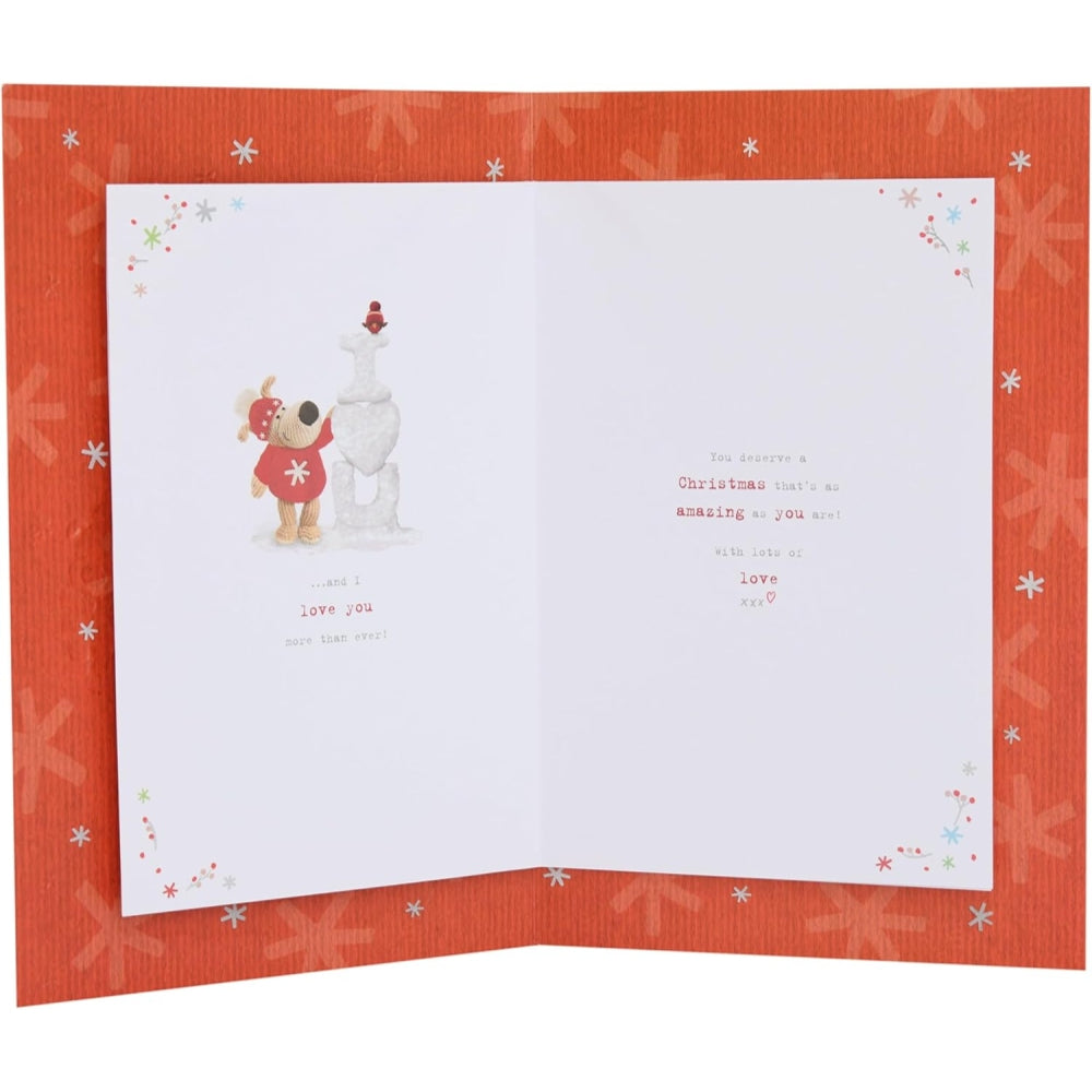 Boofles On Storyboard Fiancé Christmas Card