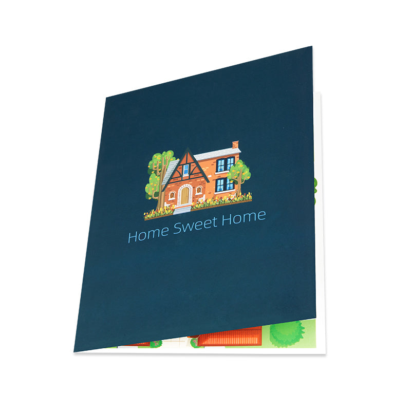 Home Sweet Home 3D Housewarming Pop Up Congratulations Card