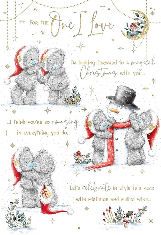 Bears And Snow Scenes Storyboard For The One I Love Christmas Card