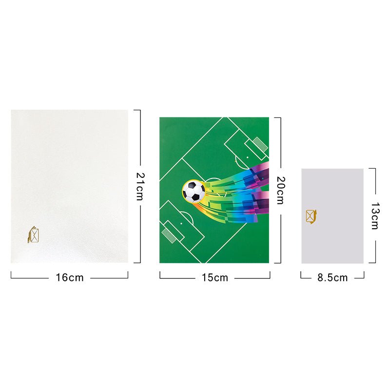 Goal Time 3D Soccer Pop Up Greeting Card
